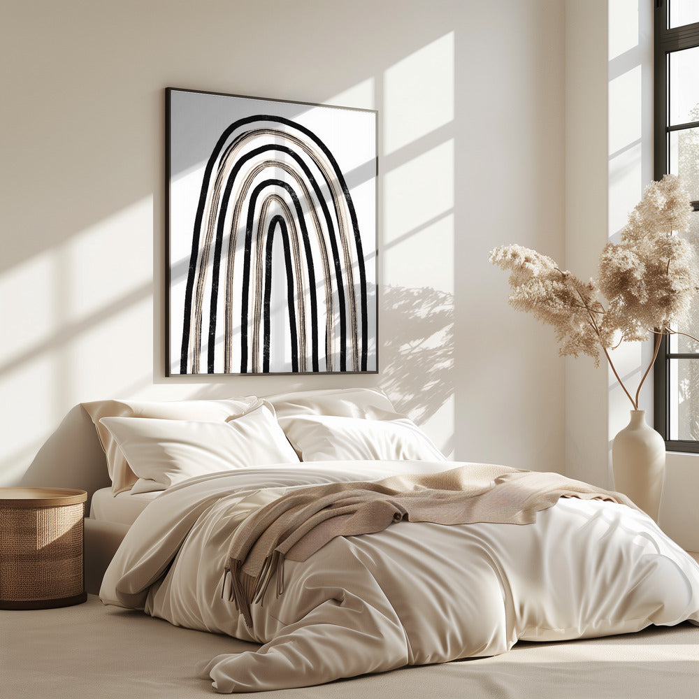 Monochrome bogen | Poster