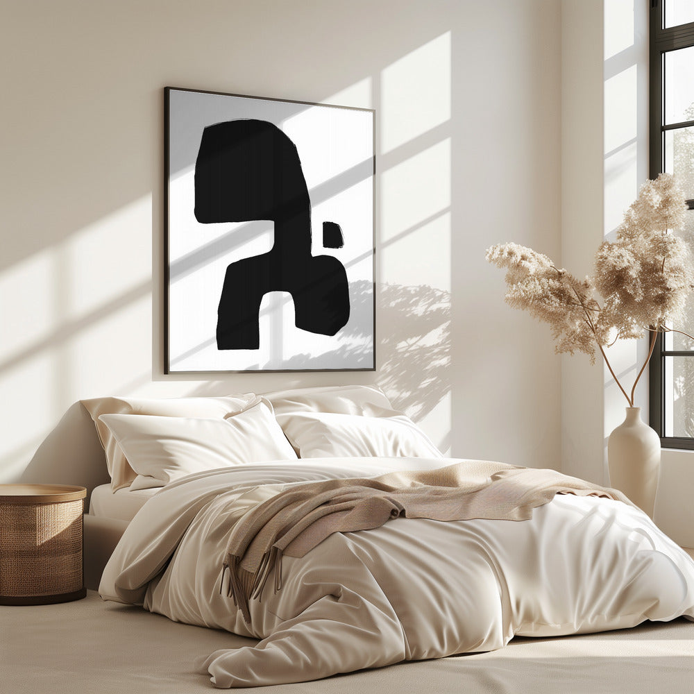 Monochroom silhouet | Poster