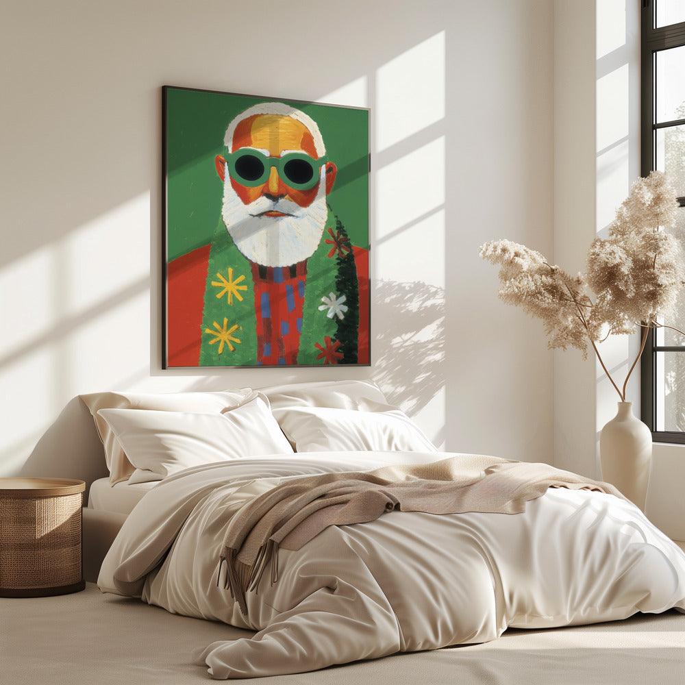 Zonnige Kerstman-stijl | Poster
