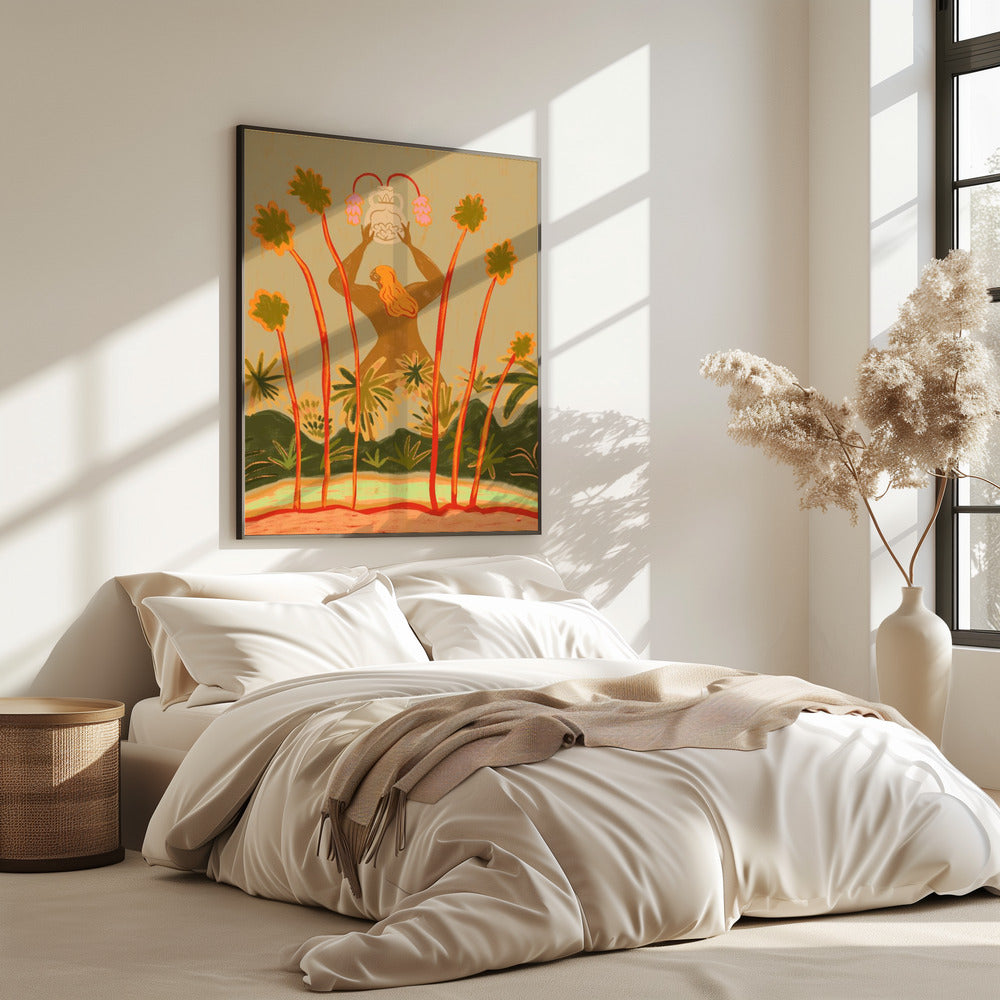 Achter de bomen | Poster