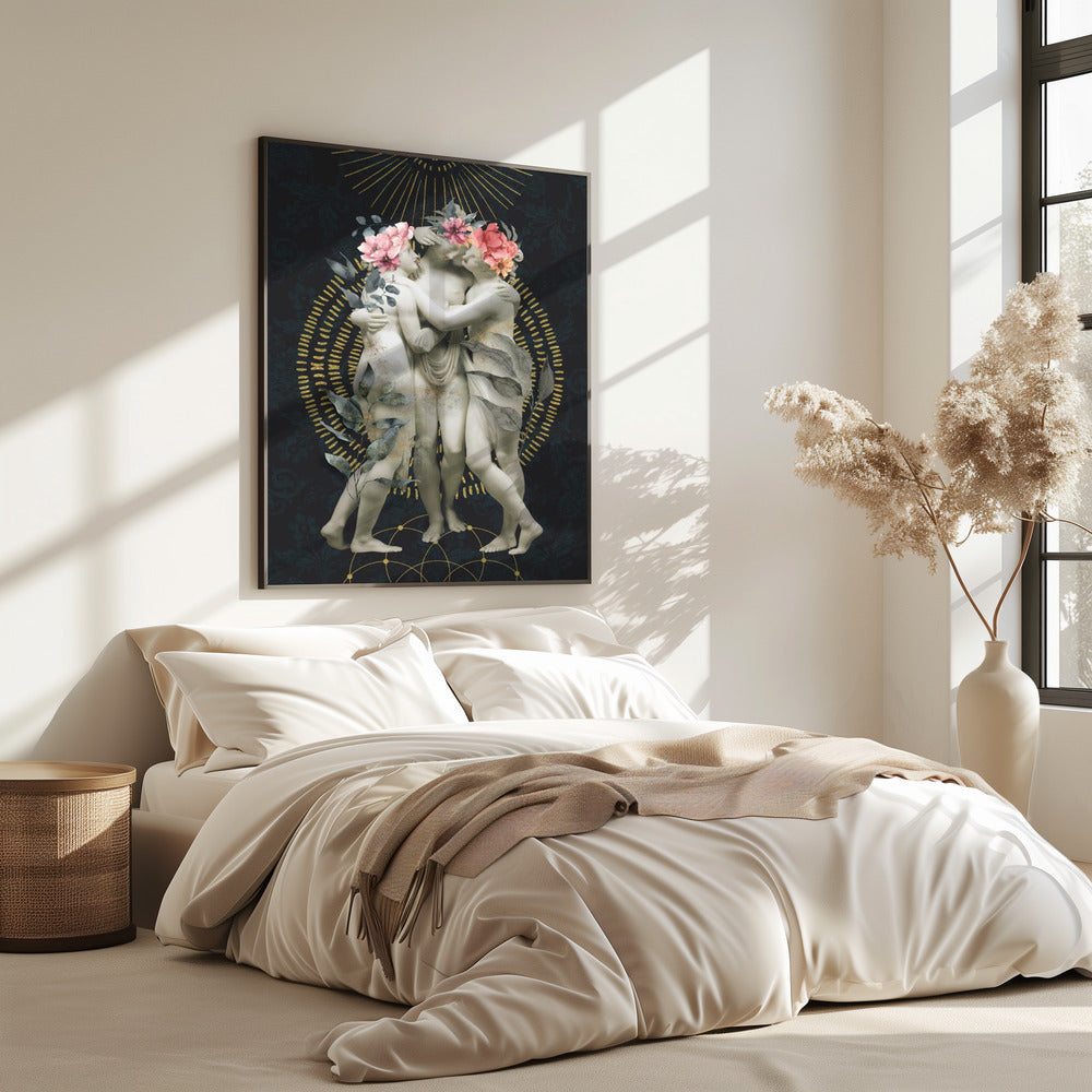 Eerbetoon aan de delicate kracht van vrouwen IV | Poster