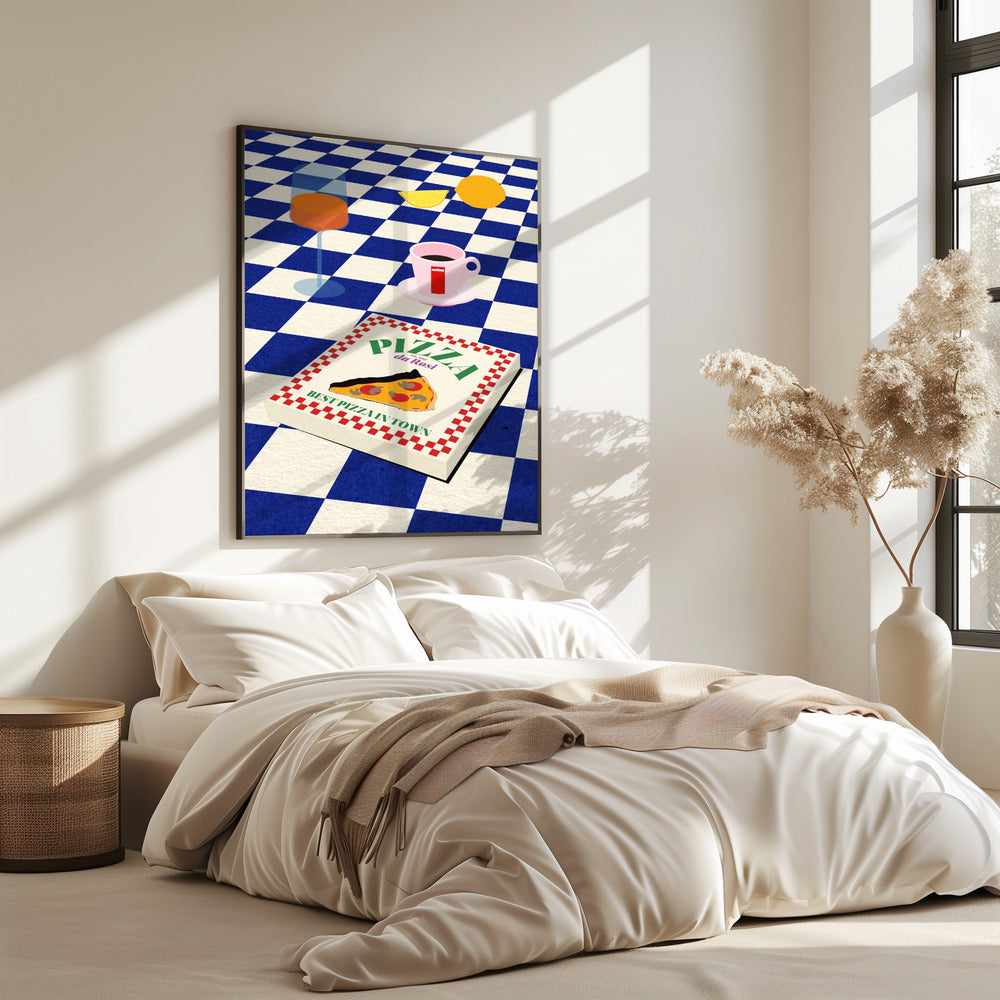 Het Italiaanse menu | Poster