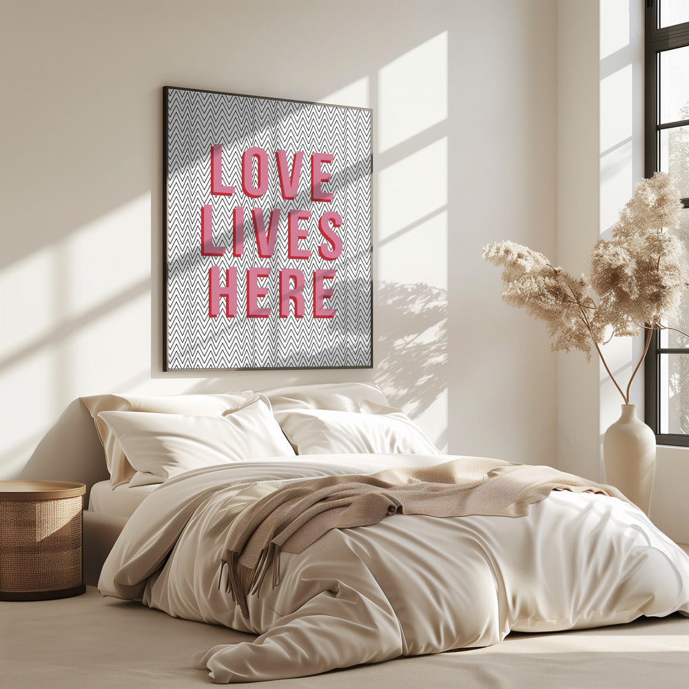 Liefde woont hier | Poster