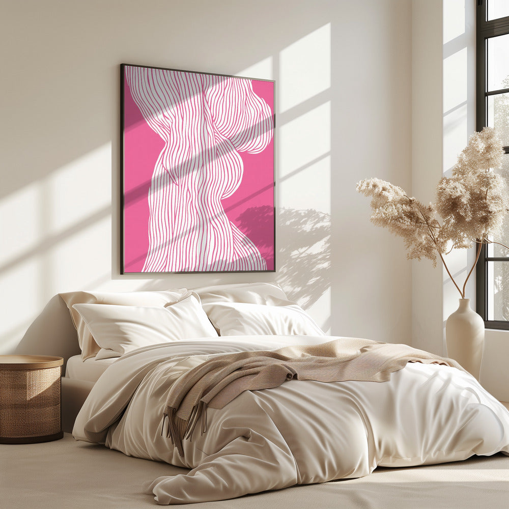 Vloeiende curven | Poster
