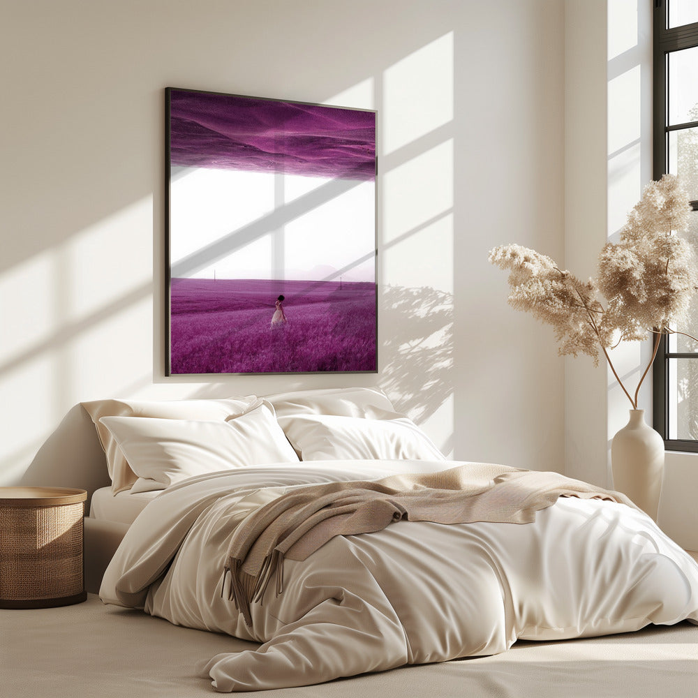 Paarse velden | Poster