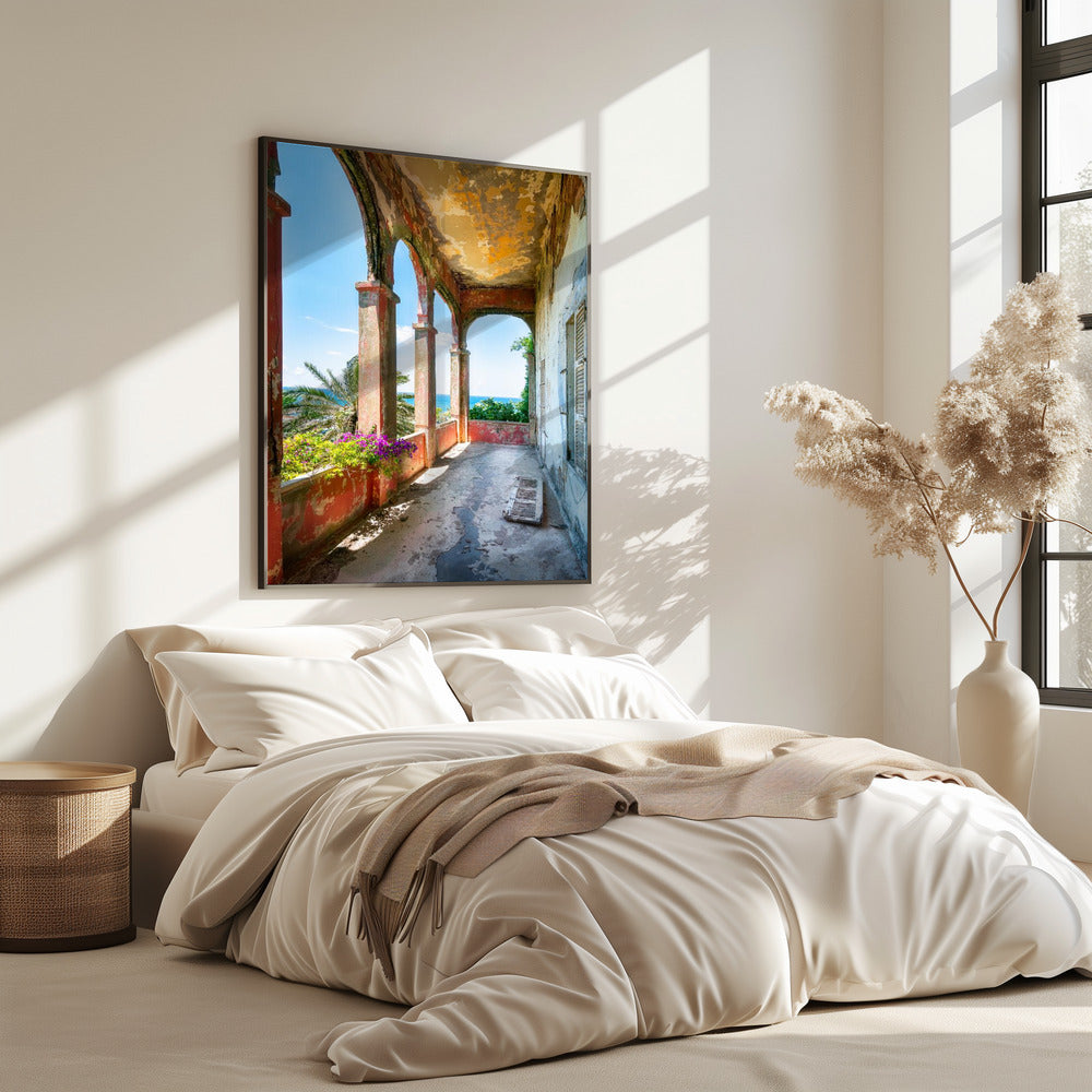 Tropisch balkon | Poster