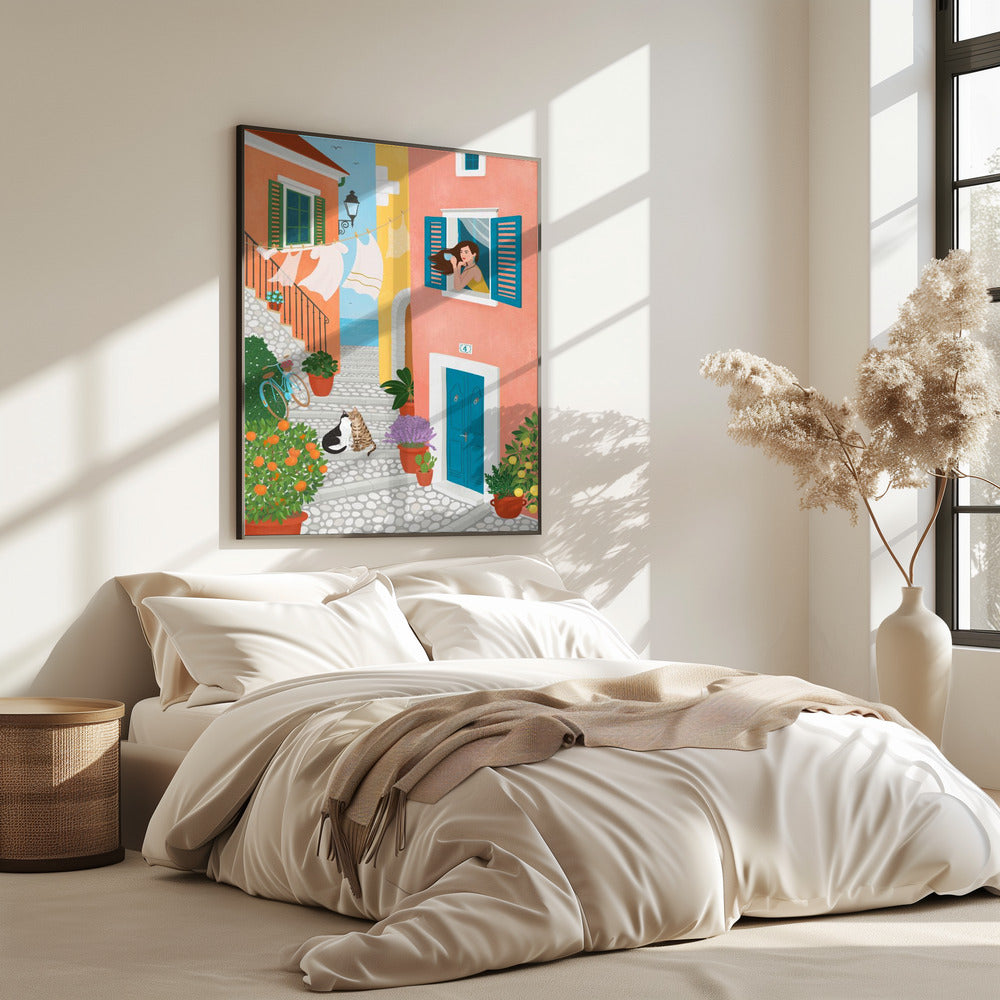 Zondagochtend in de Provence | Poster