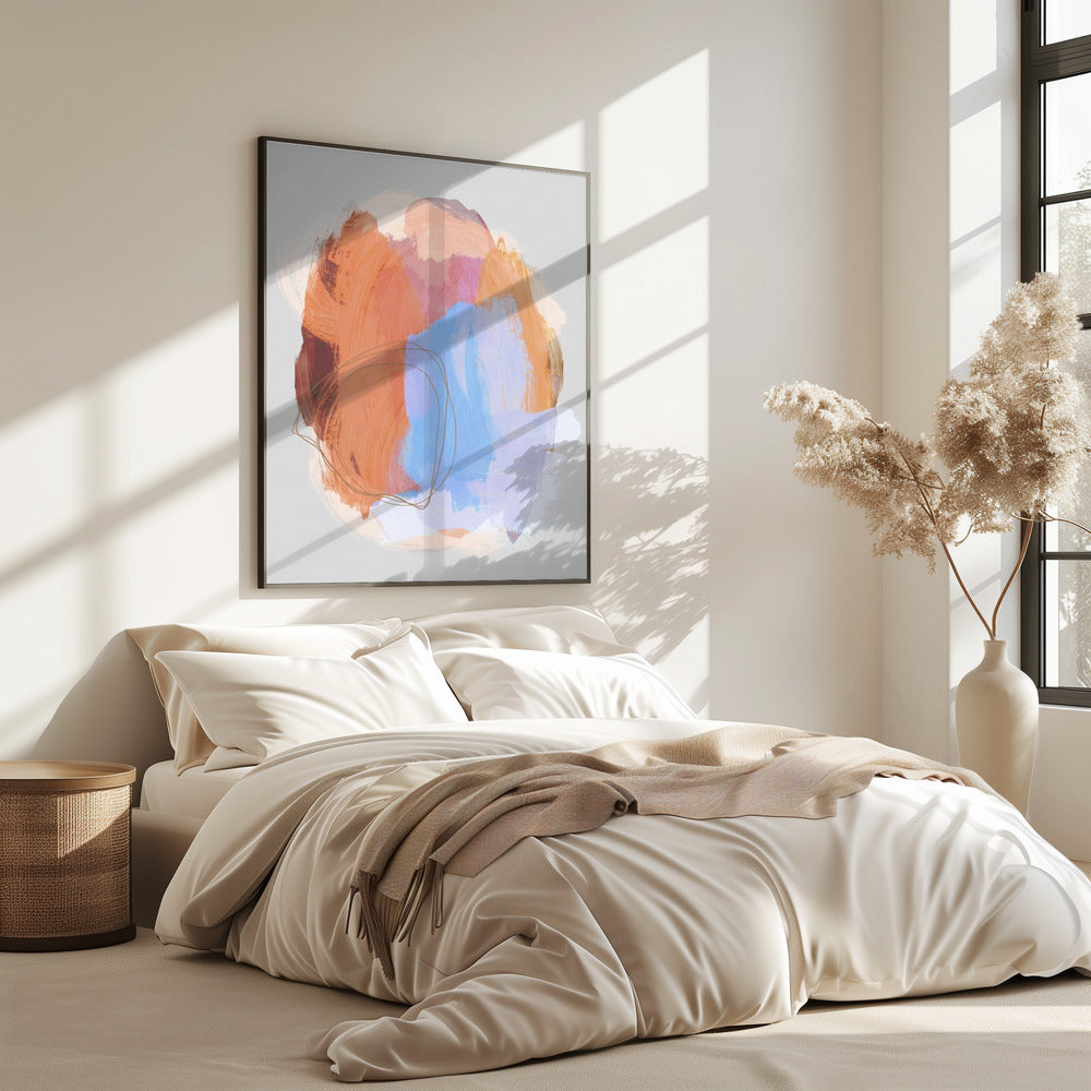 Abstract Brush Strokes 38Z | Poster