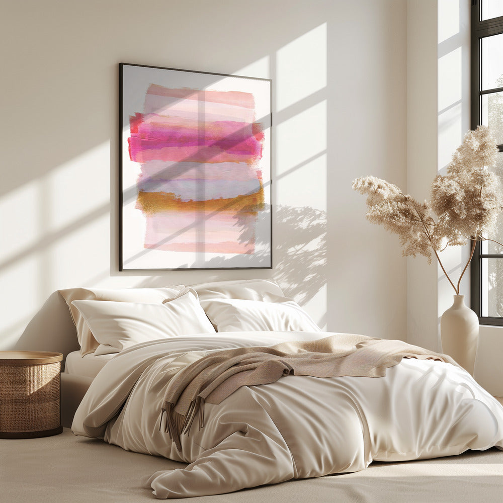 Abstracte penseelstreken 45 A1 | Poster