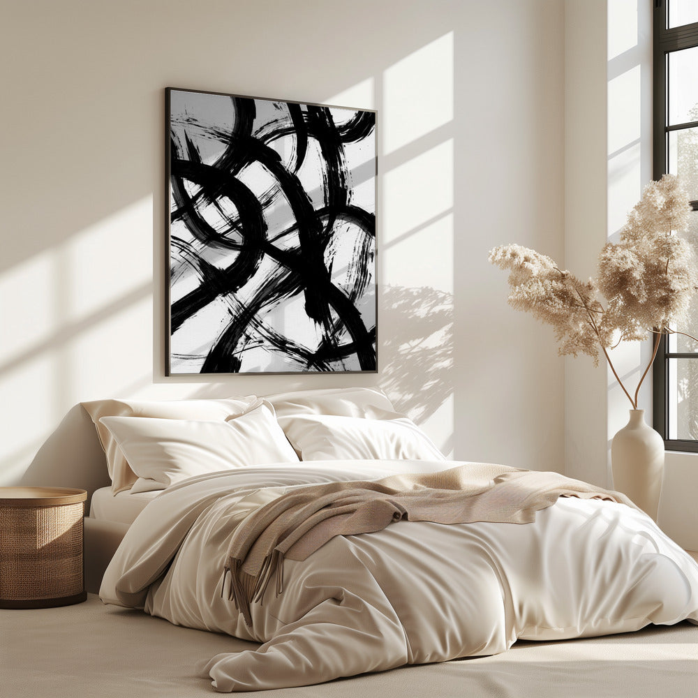 Abstract Brush Strokes 98X | Poster