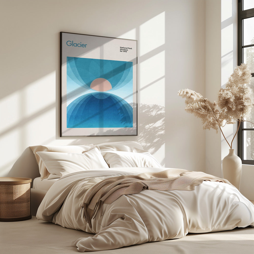 Serene Glacier View | Poster
