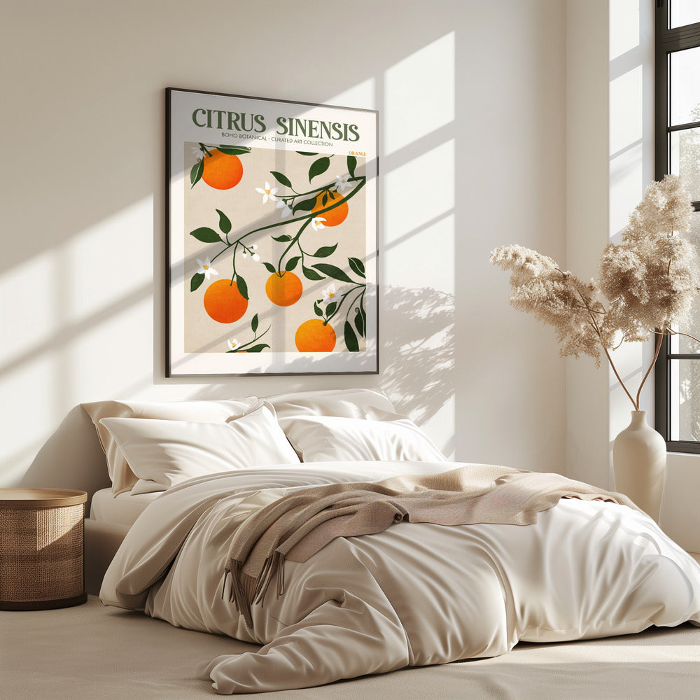 Oranje Elegantie | Poster