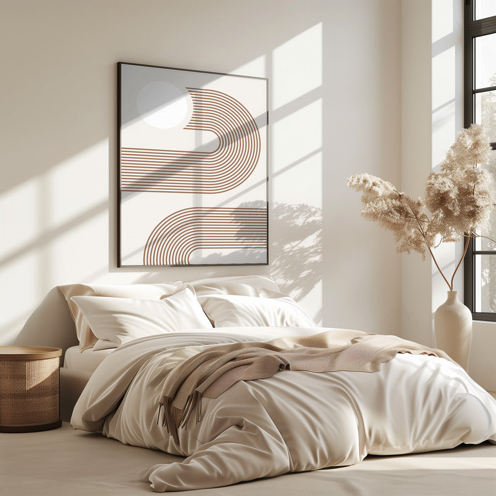 Beige Arc-poster | Poster