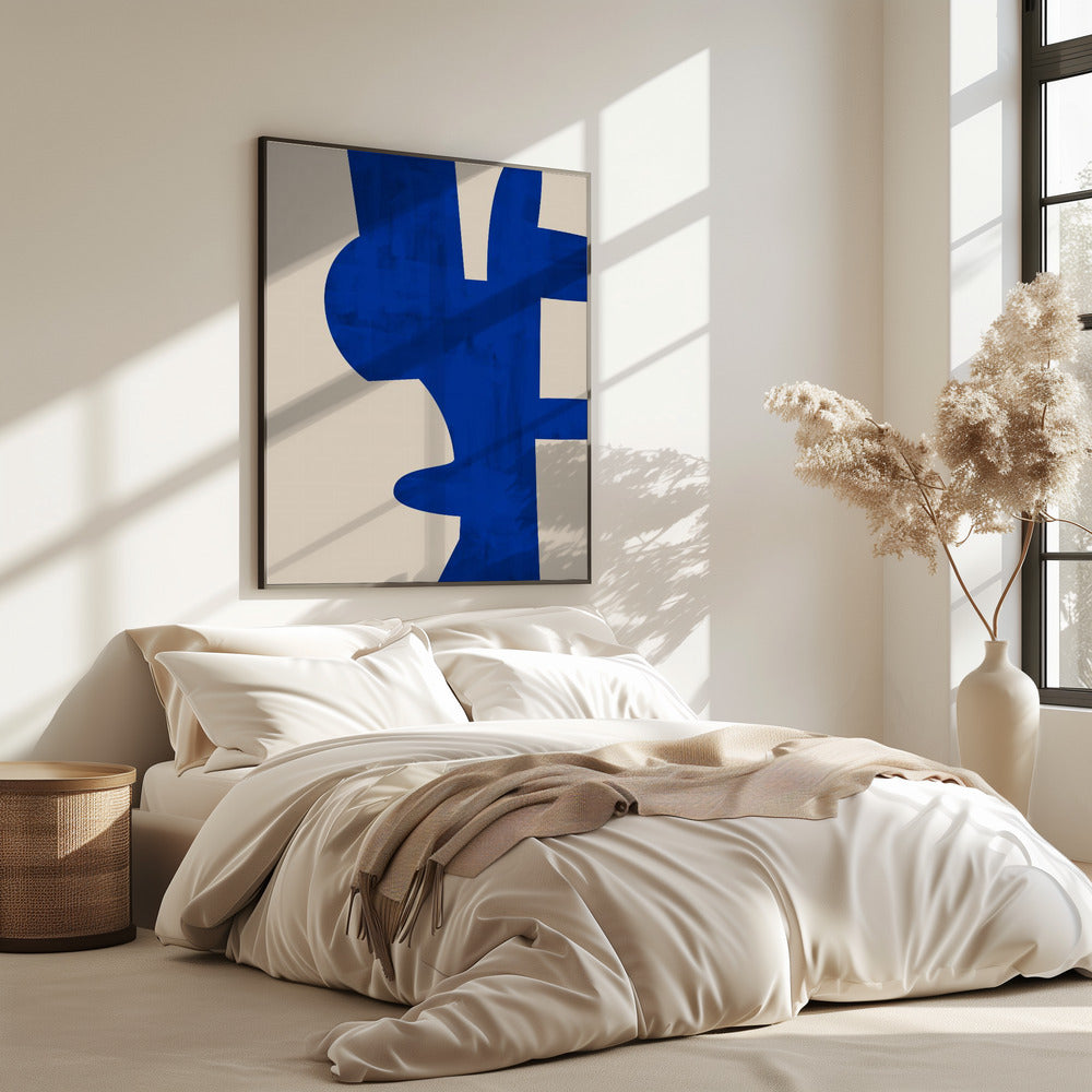 Schaduwen van Blauw | Poster