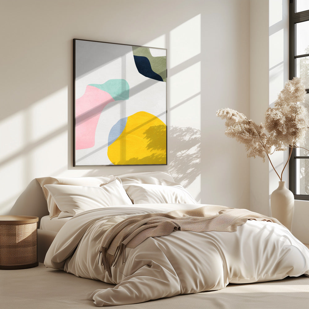 Pastel Minimal shapes | Poster