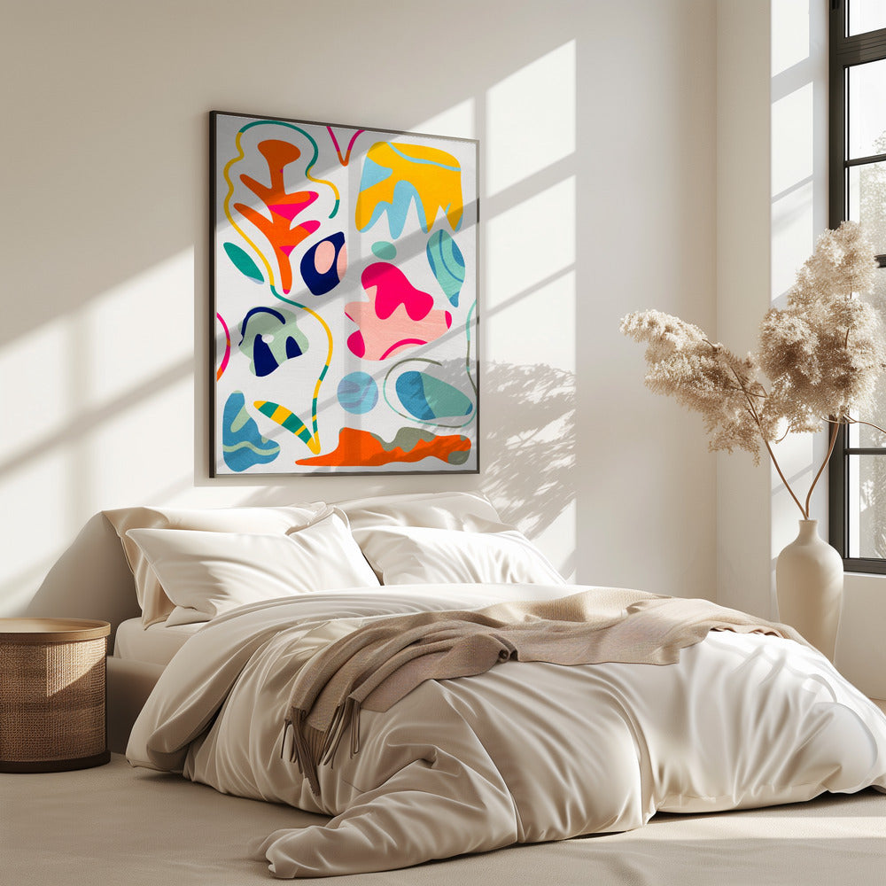 Matisse inspired shapes | Poster