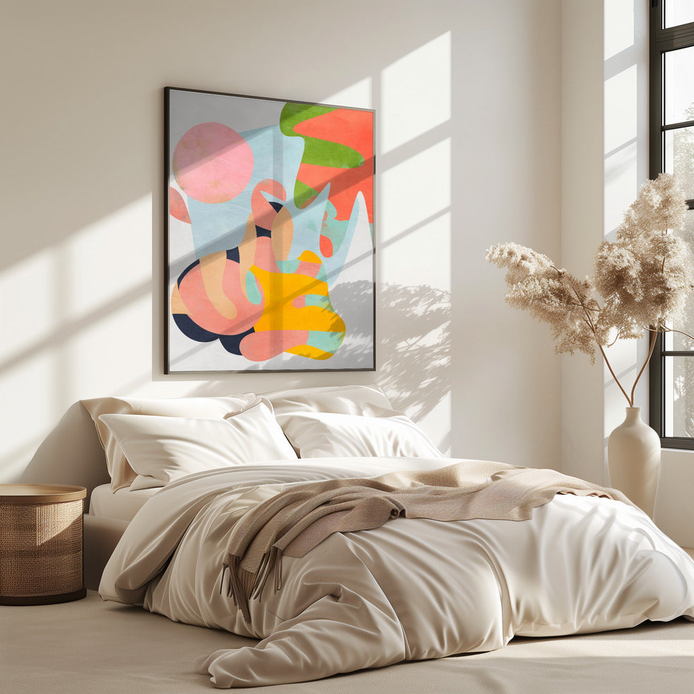 Pastel cut out | Poster