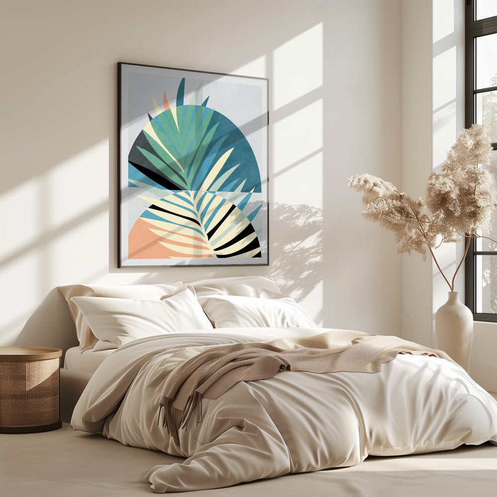 Ruimtes Blauw Kopie | Poster
