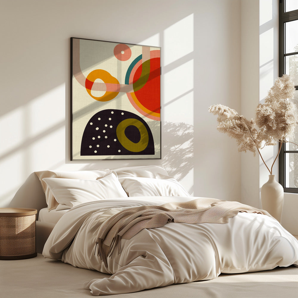 Kopie van Mid Century Cirque 4 | Poster