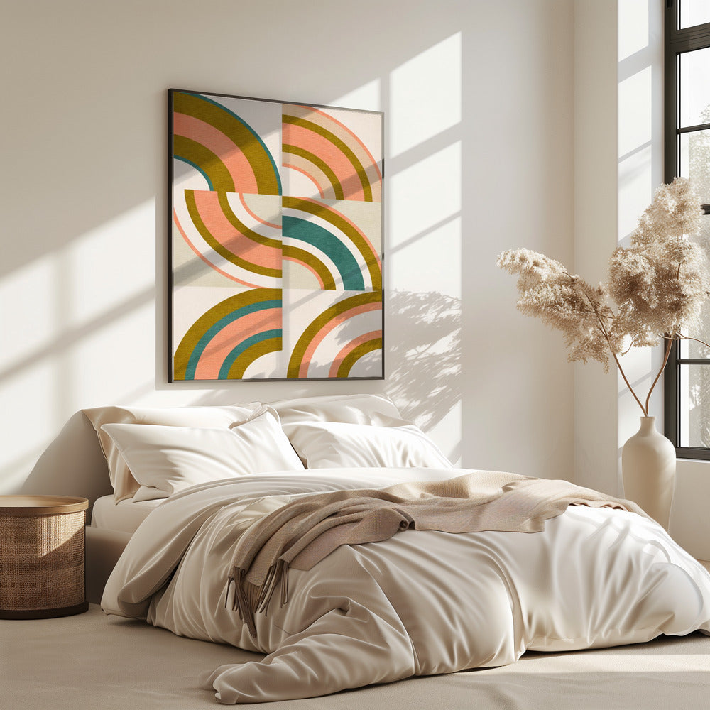 Regenboogzonneschijn 10 | Poster