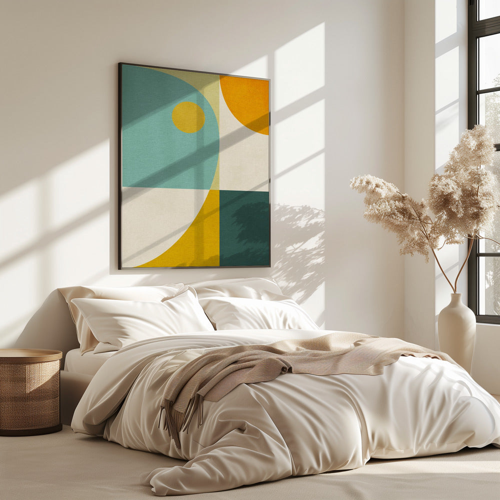 Regenboog Plus Vormen10 | Poster