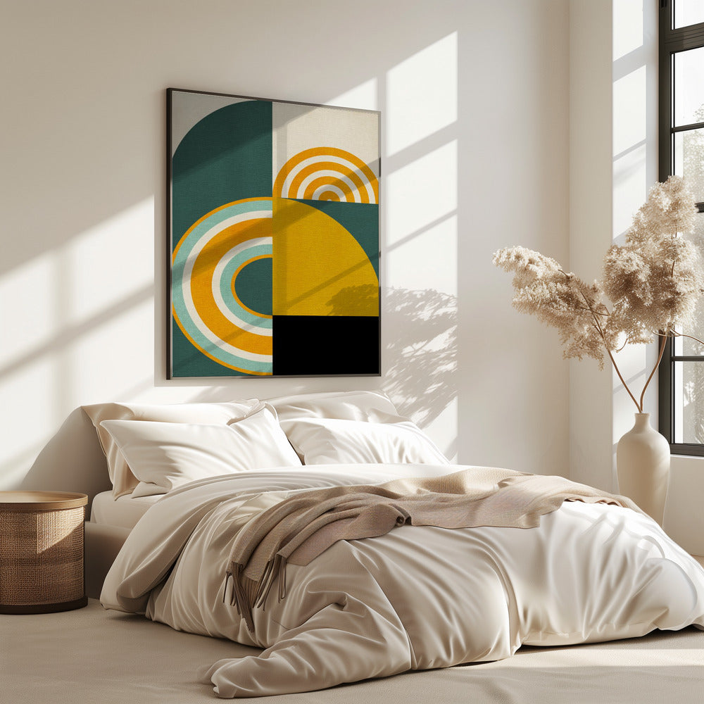 Regenboog Plus Vormen8 | Poster
