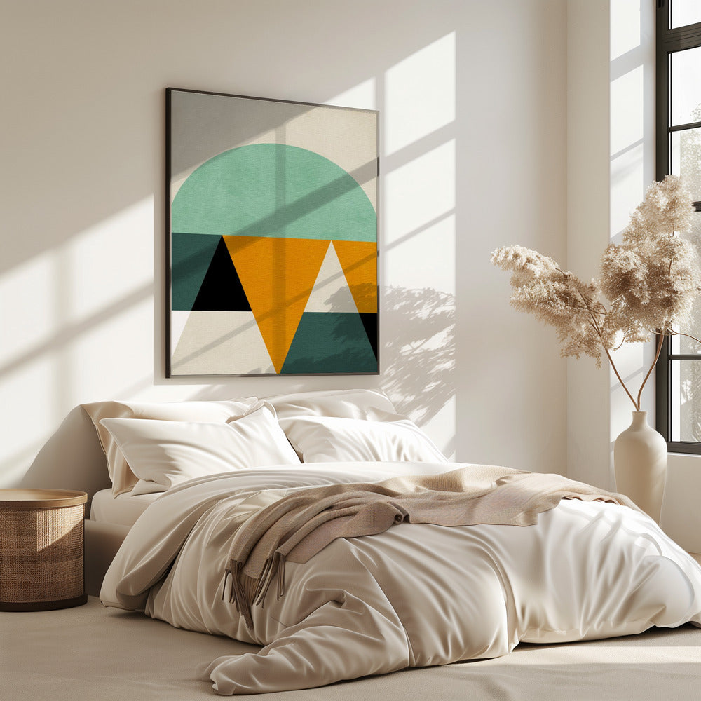 Regenboog Plus Vormen4 | Poster