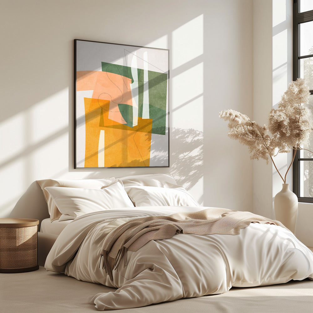 Natuurvriendelijke Terracotta 8 Aquarel Kopie | Poster
