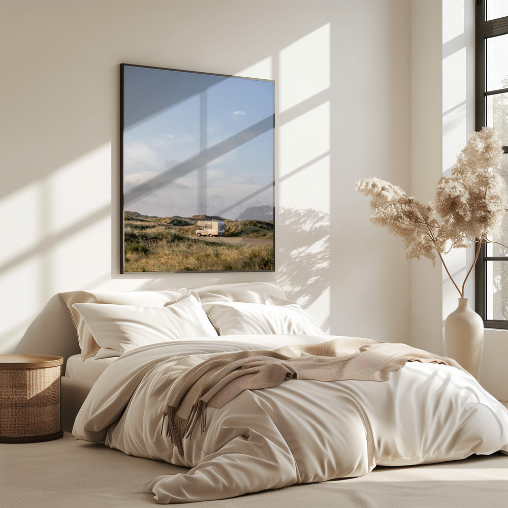 Caravan In the Dunes | Poster