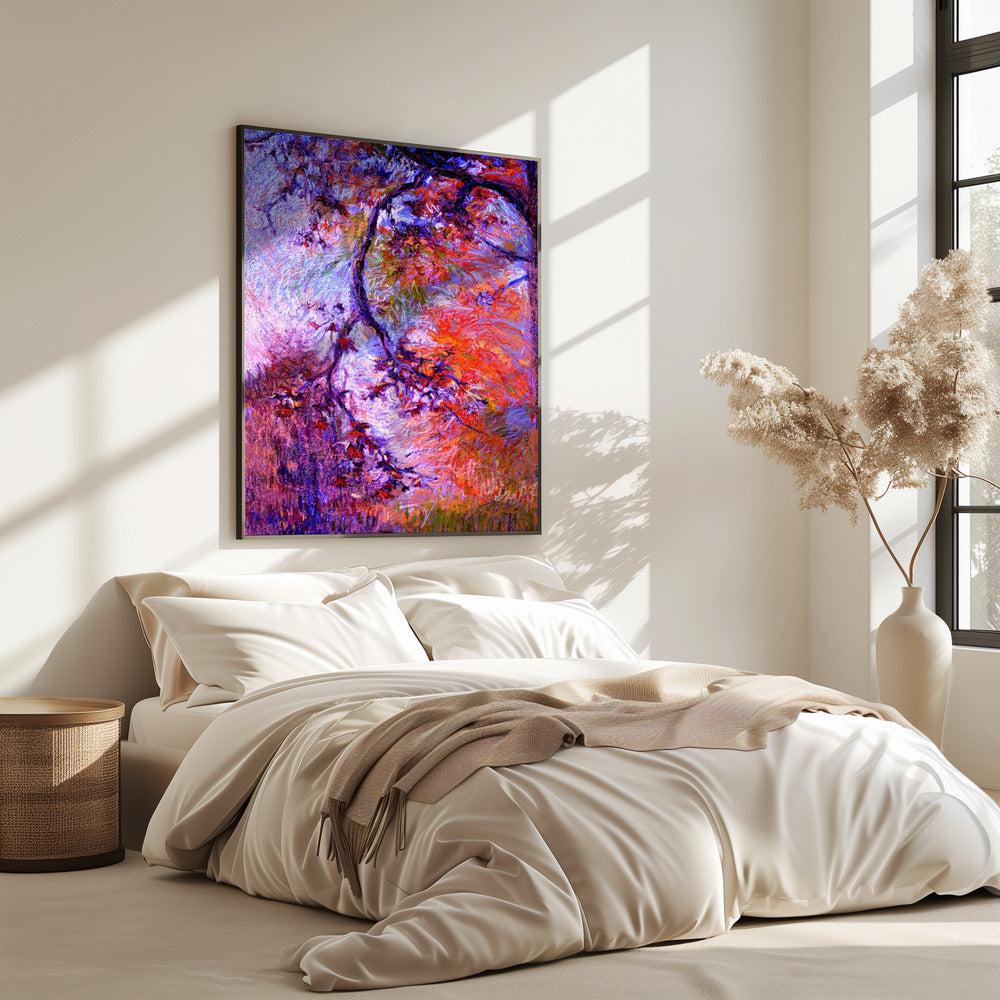 Herfsttakken vlammen | Poster