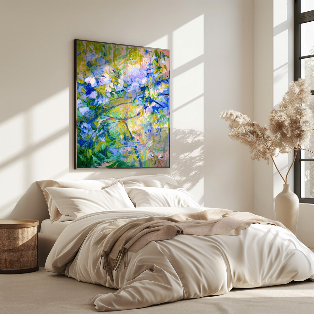 Levendige kleuren en delicate bloemblaadjes | Poster