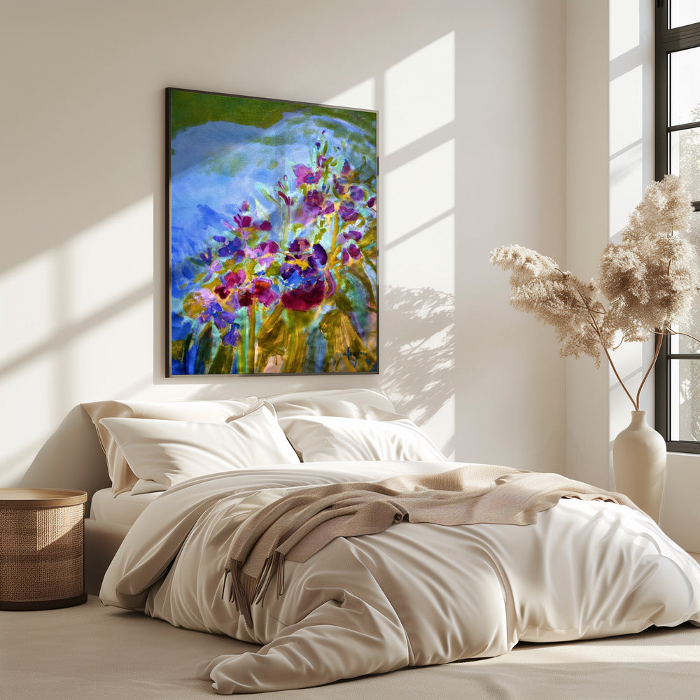 Levendige kleuren en delicate bloemblaadjes | Poster