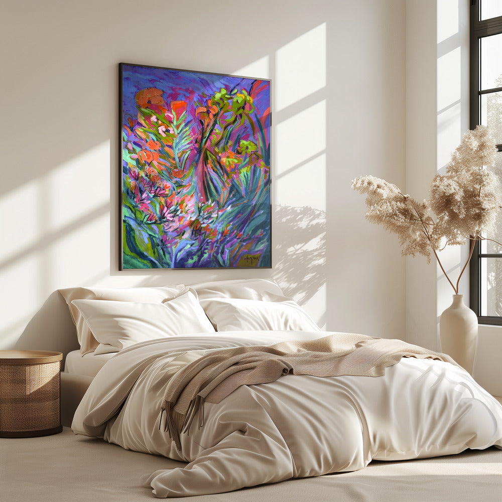 Een explosie van bloeiend licht | Poster