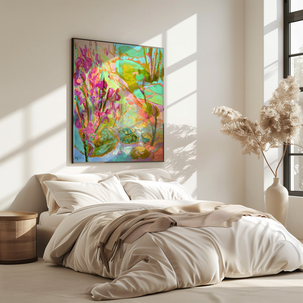 Levendige lentetuin | Poster