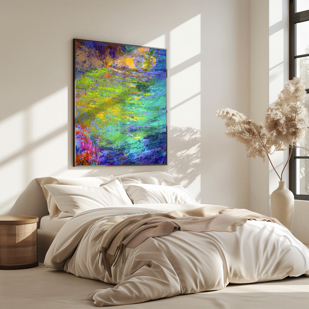 Een explosie van bloeiend licht | Poster