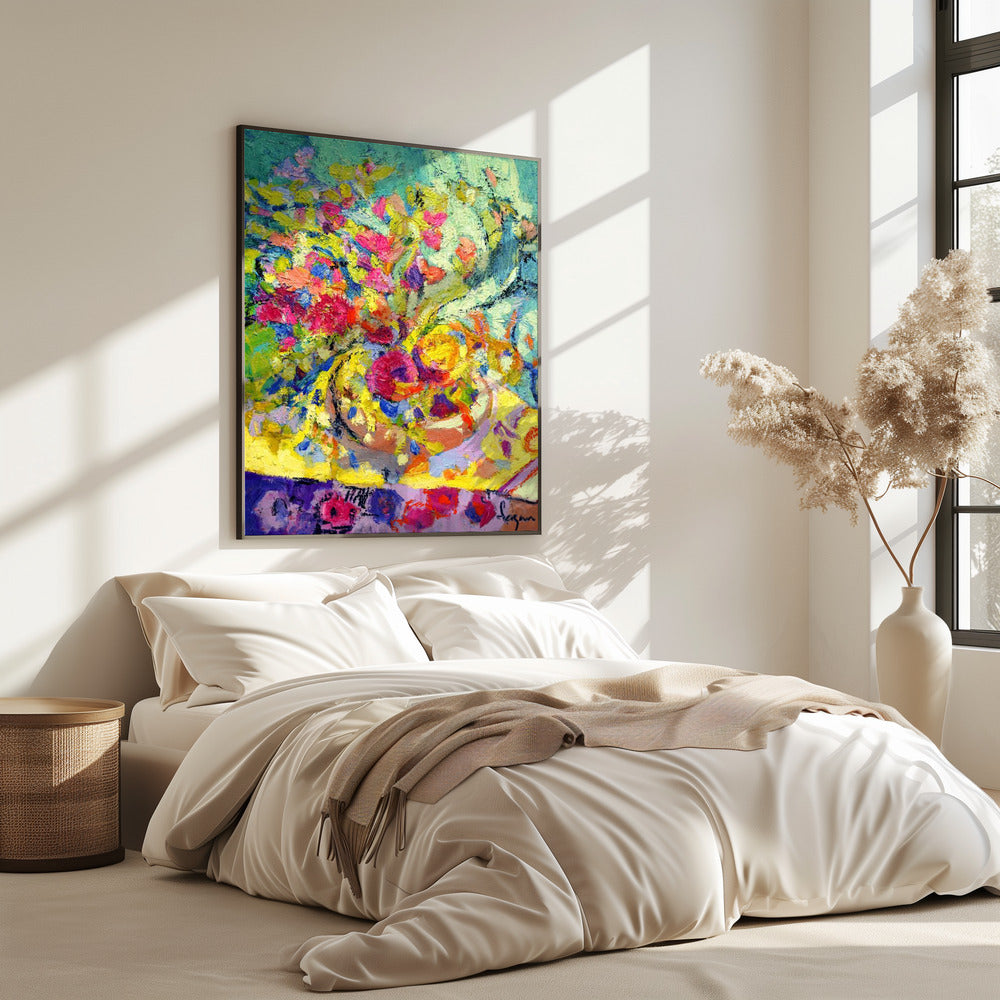 Stralende bloemenharmonie | Poster
