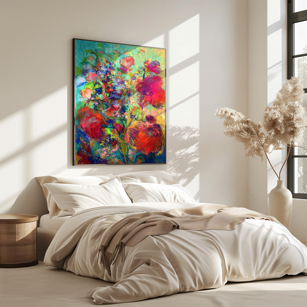 Levendige bloemendroom | Poster