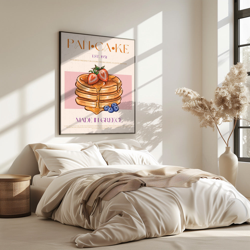 Luchtige Griekse pannenkoeken | Poster