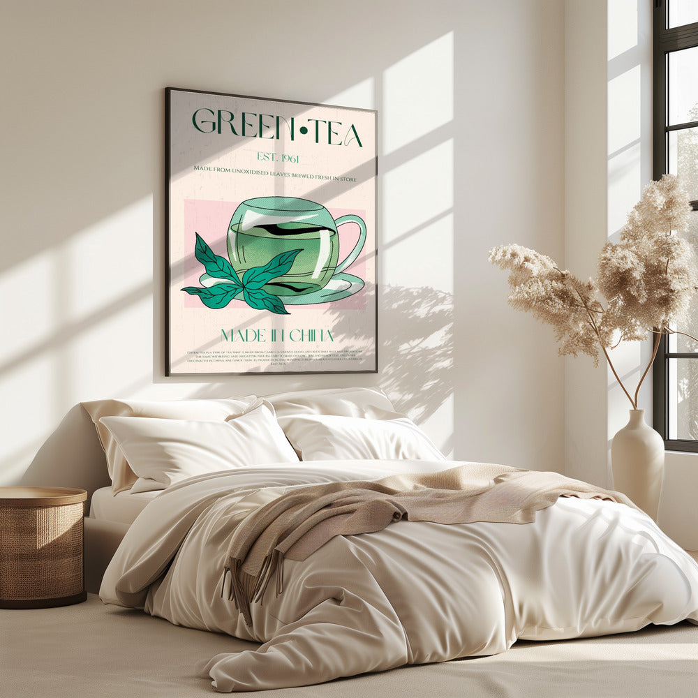 Groene thee oorsprong | Poster