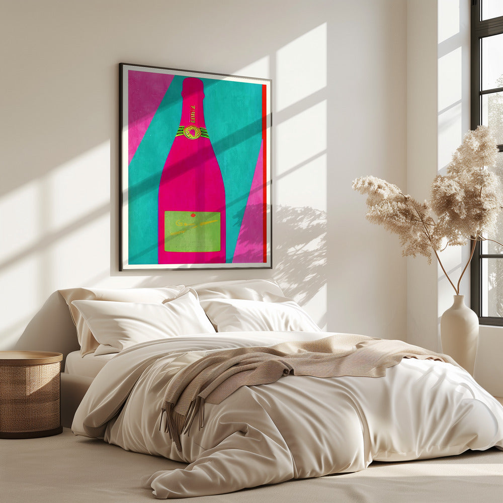 Roze champagne | Poster