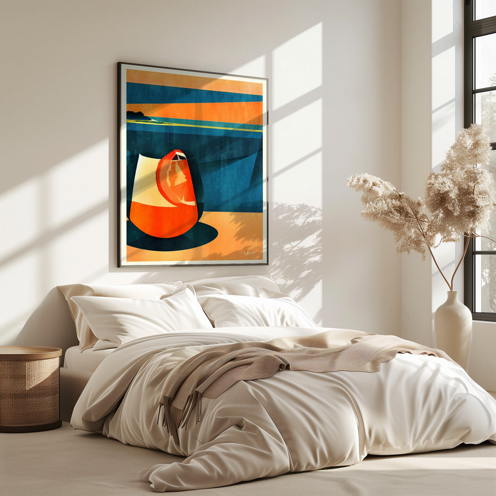 Negroni bij zonsondergang | Poster