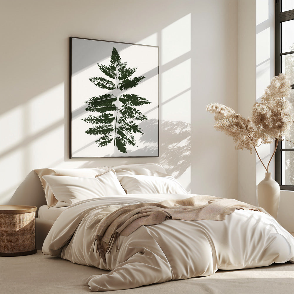 Oak Leaf Print (green) | Poster