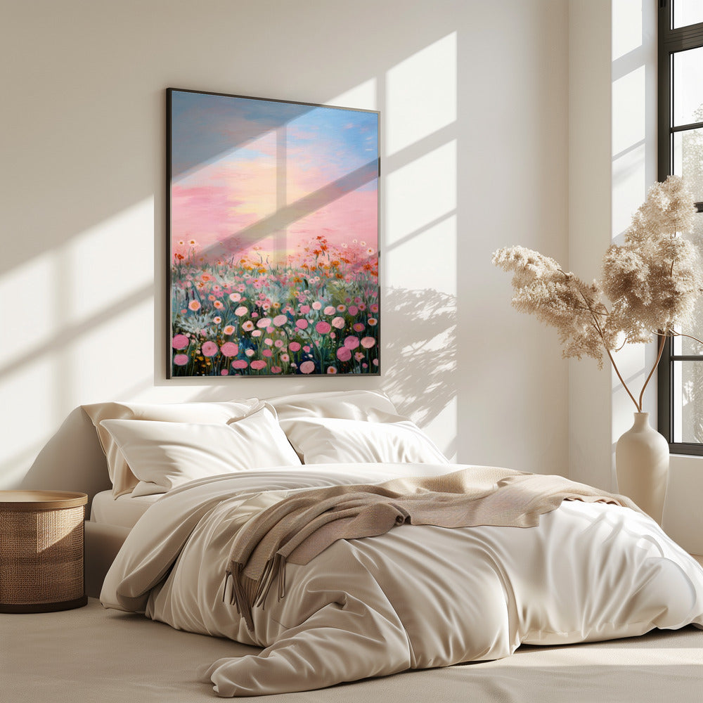 Bloesems in de schemering | Poster