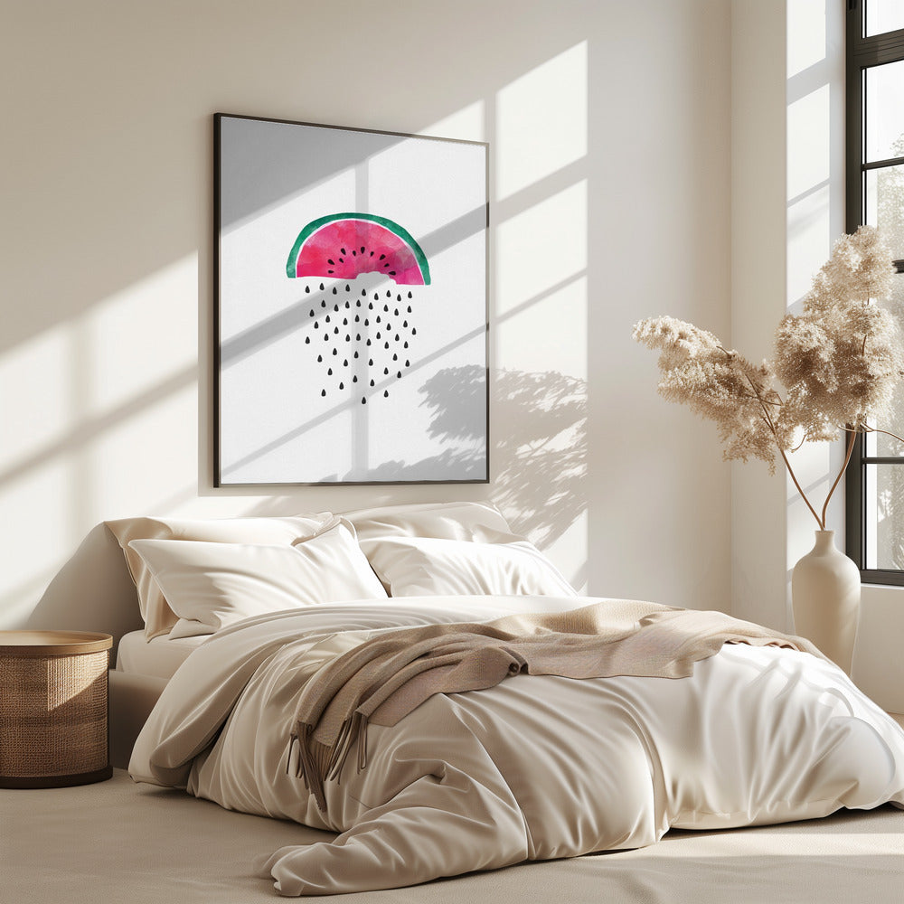 Watermeloenregen | Poster