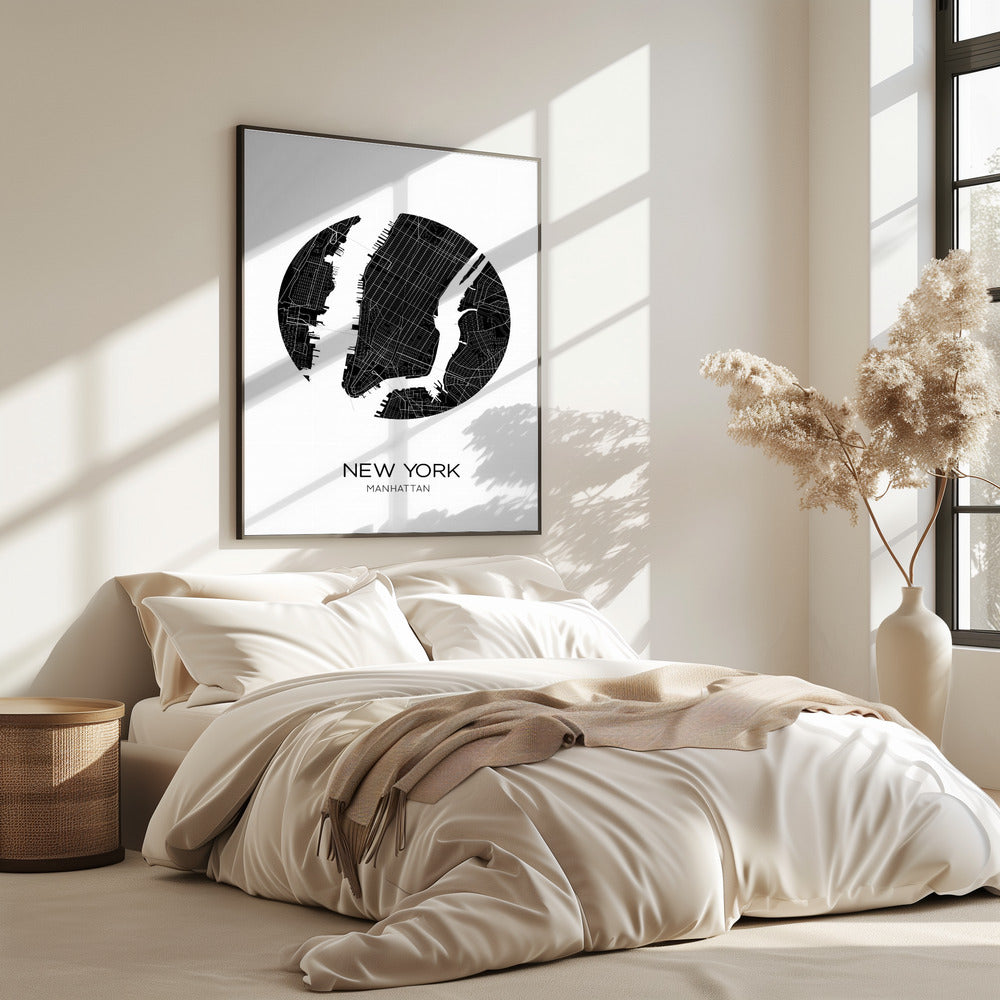 Circulair stadsgezicht | Poster