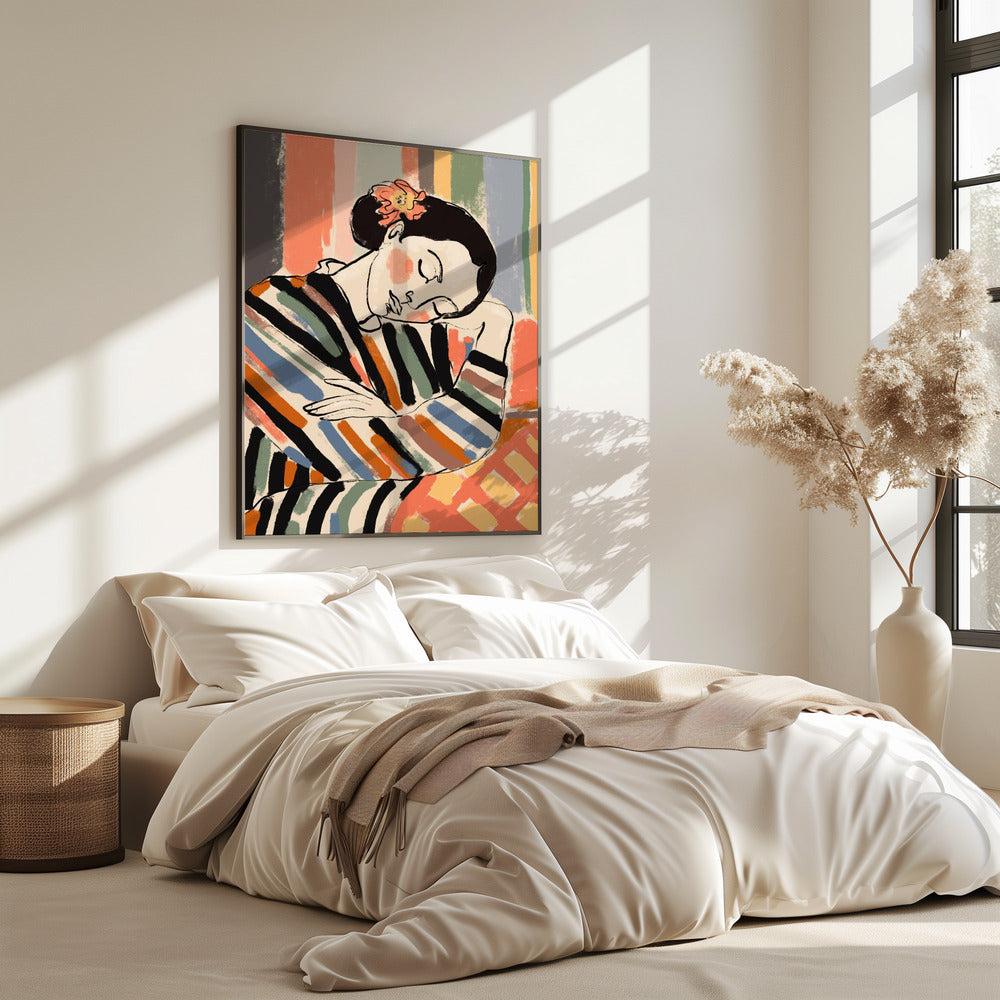 Gestreepte sereniteit | Poster