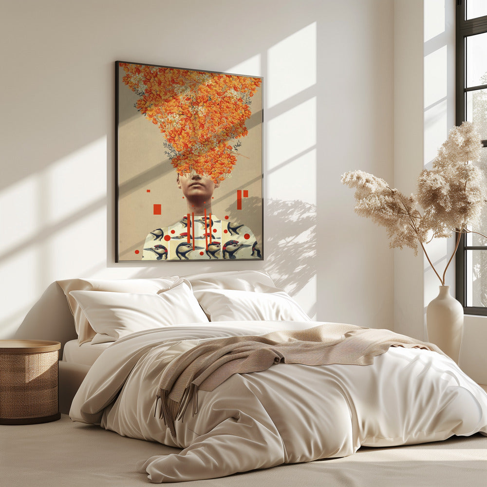 Bird Flight In Autumn | Poster