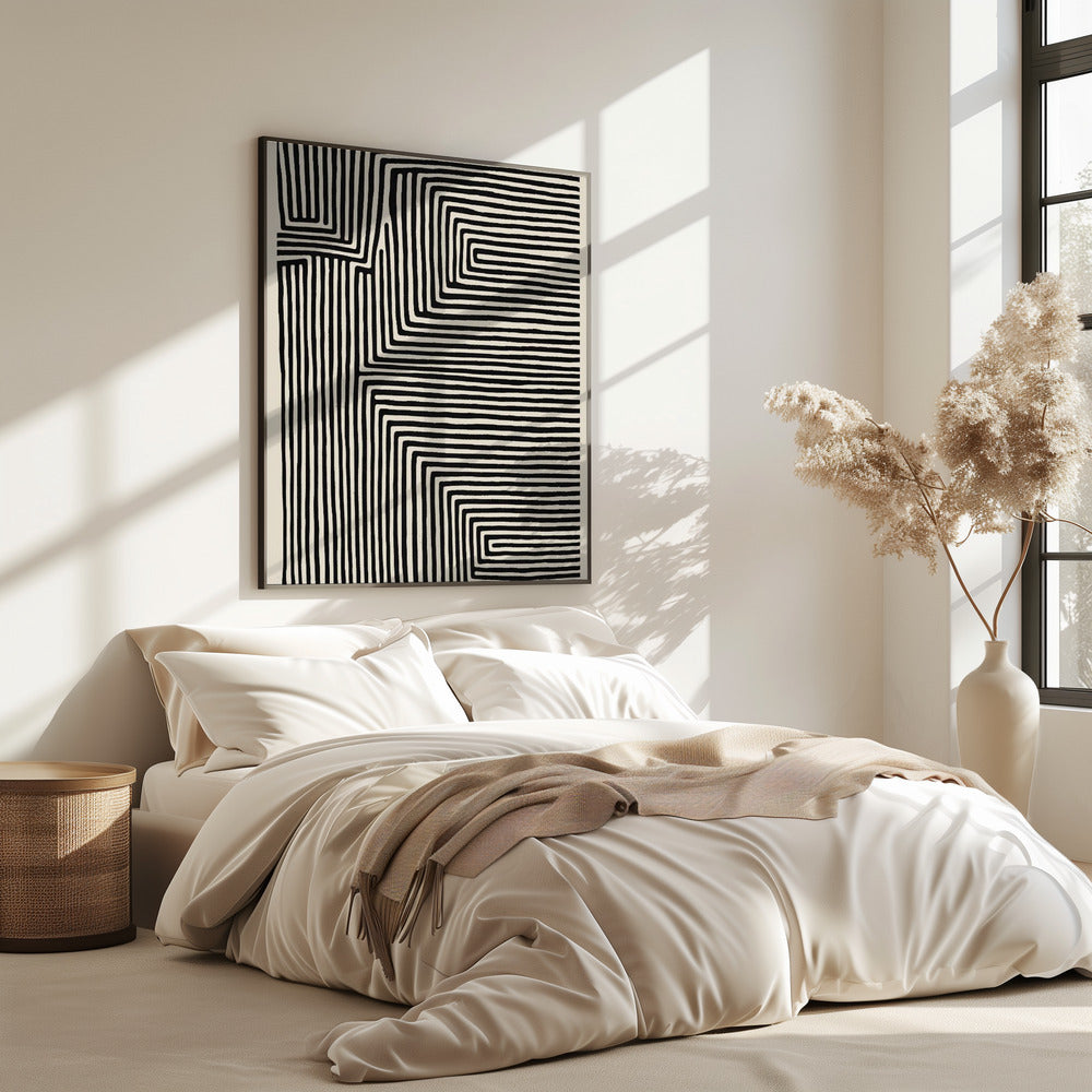 Lineair labyrint | Poster