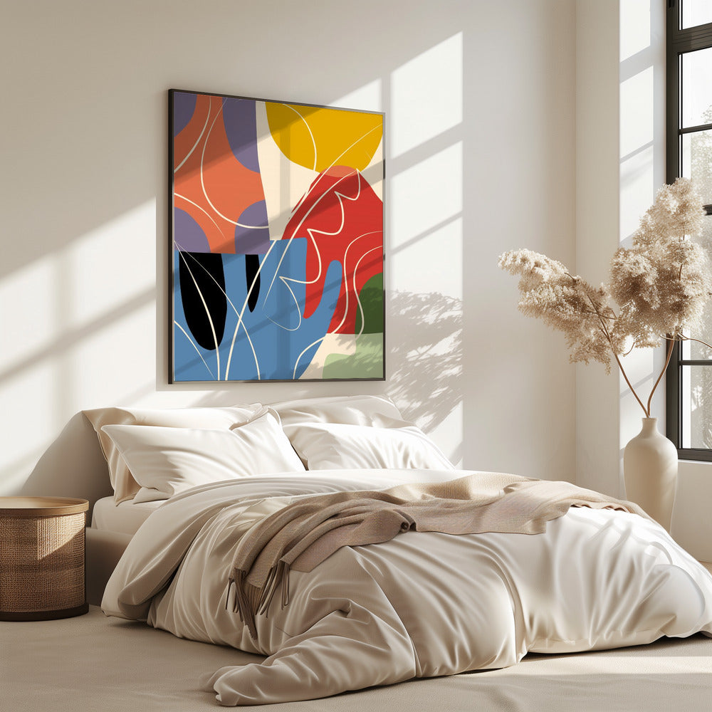 Abstracte kleurencollage | Poster