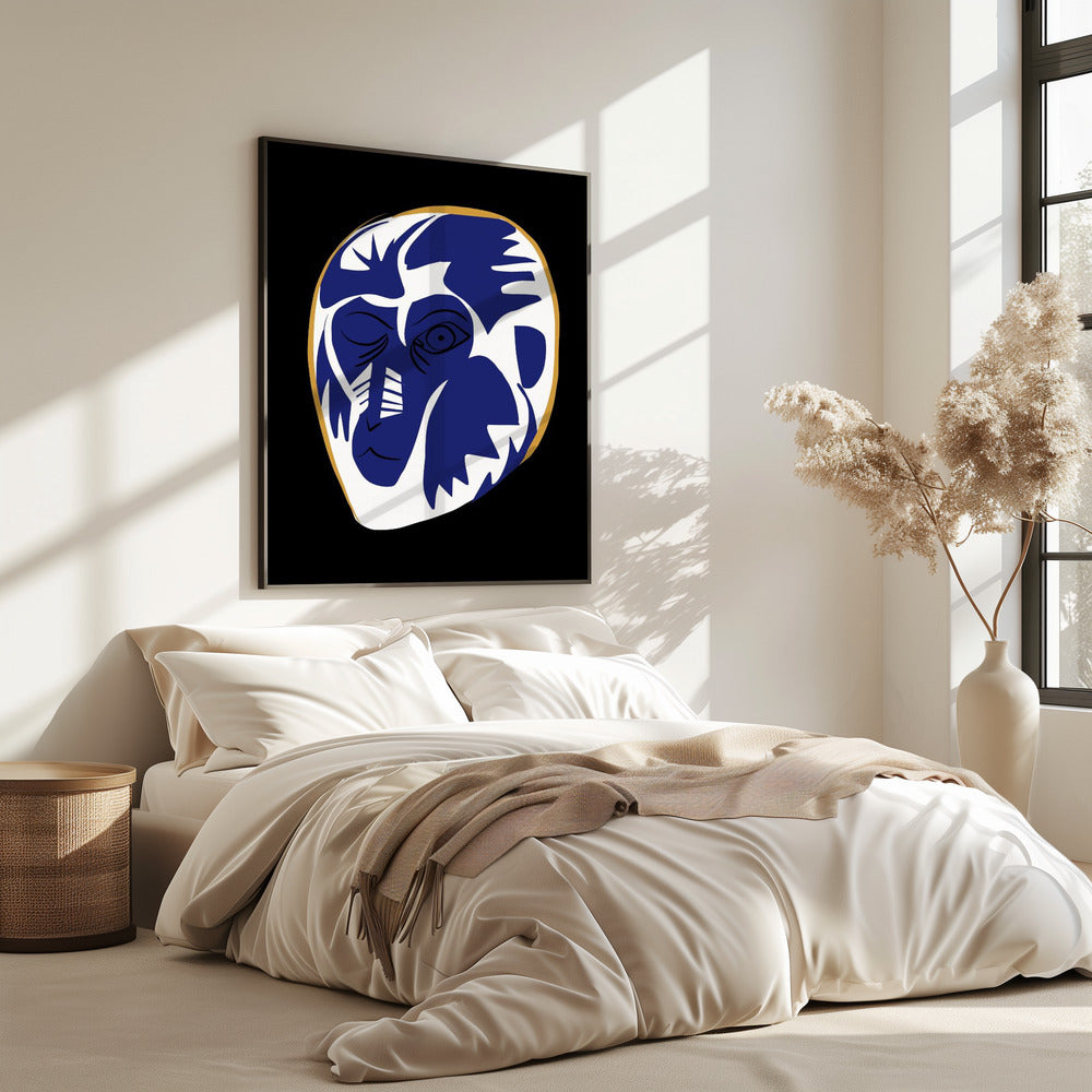 Abstracte maskerillusie | Poster